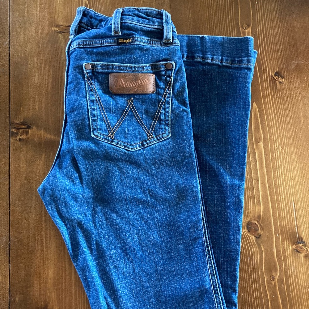 High Waisted Wrangler Trousers